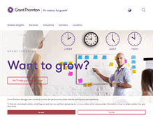 Tablet Screenshot of grantthornton.ge