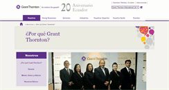 Desktop Screenshot of grantthornton.ec